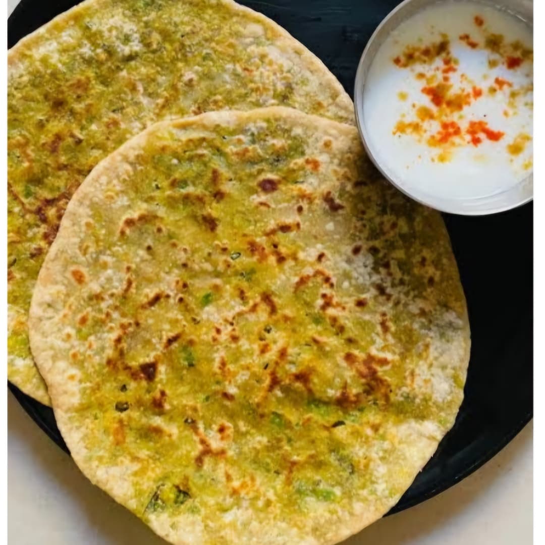 Aloo Matar parata (2)