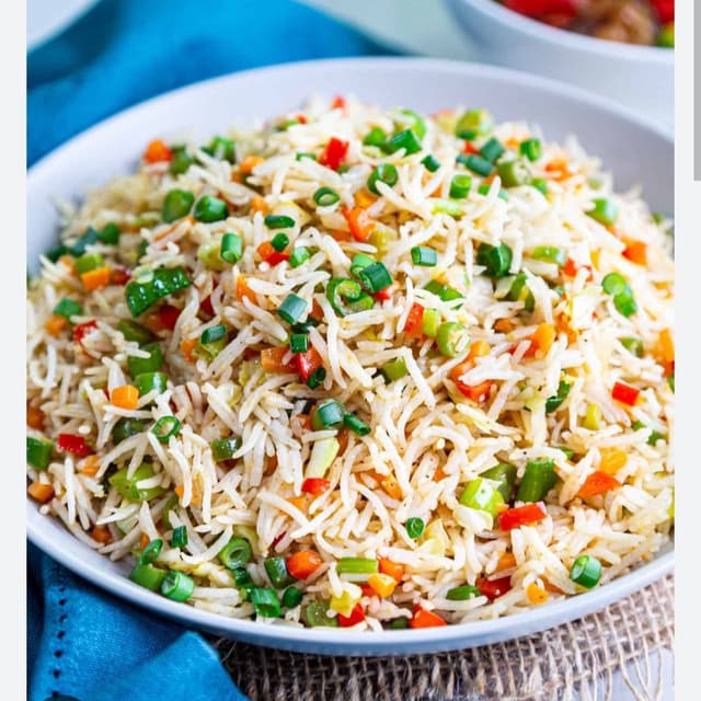 Spicy garlic Fried Rice (2plates)